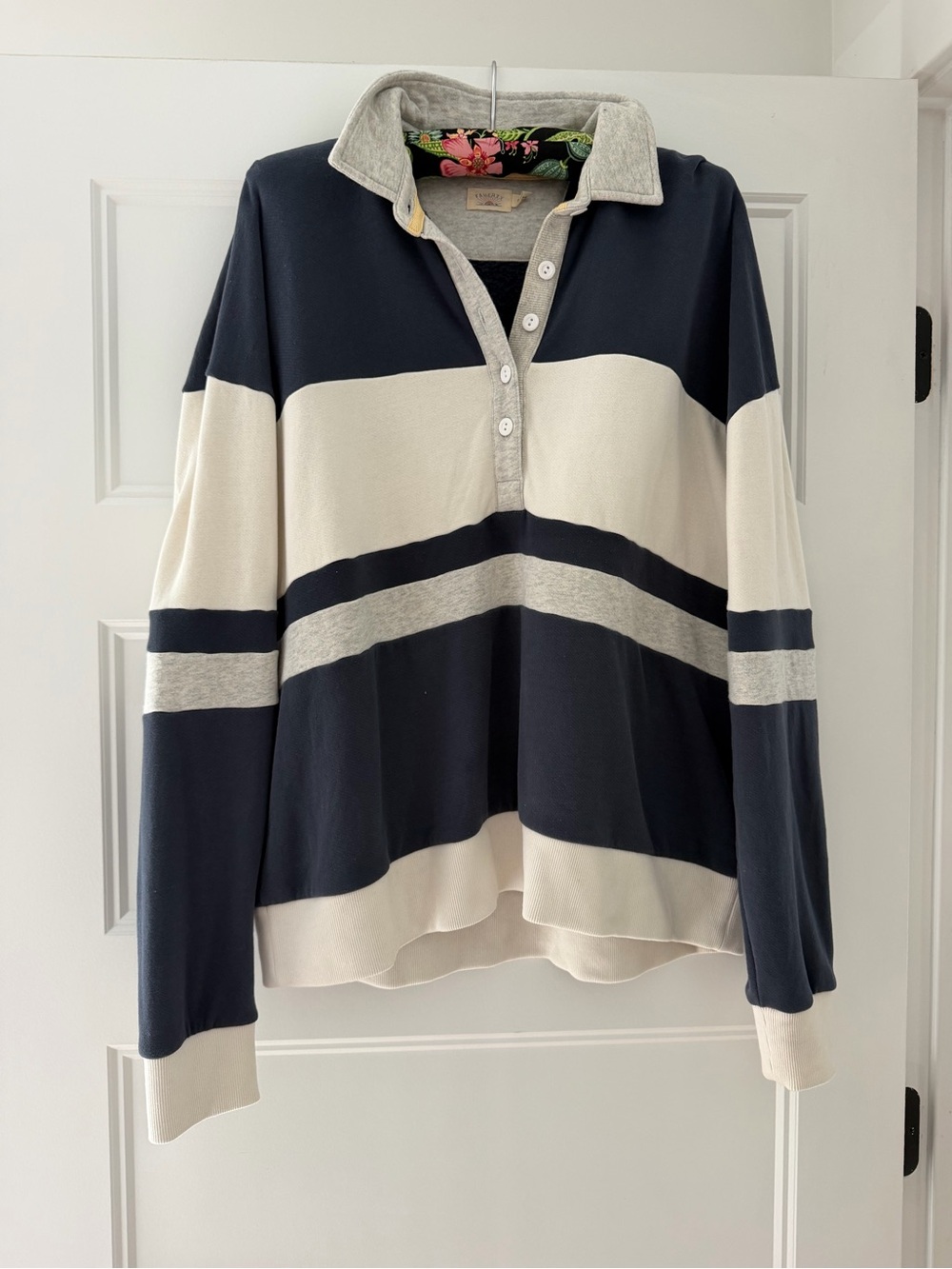 FAHERTY HIGH STANDARD FLEECE POLO, SIZE SMALL